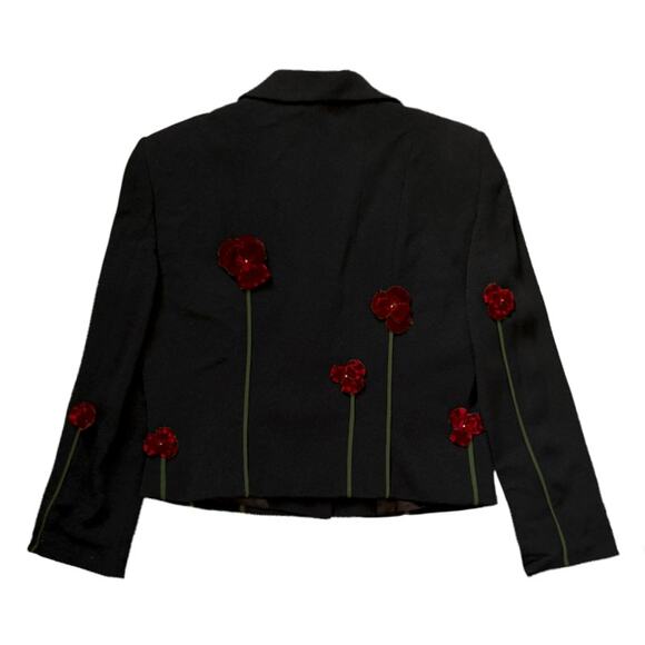 Moschino Black Jacket | Size 10 - Picture 2 of 9
